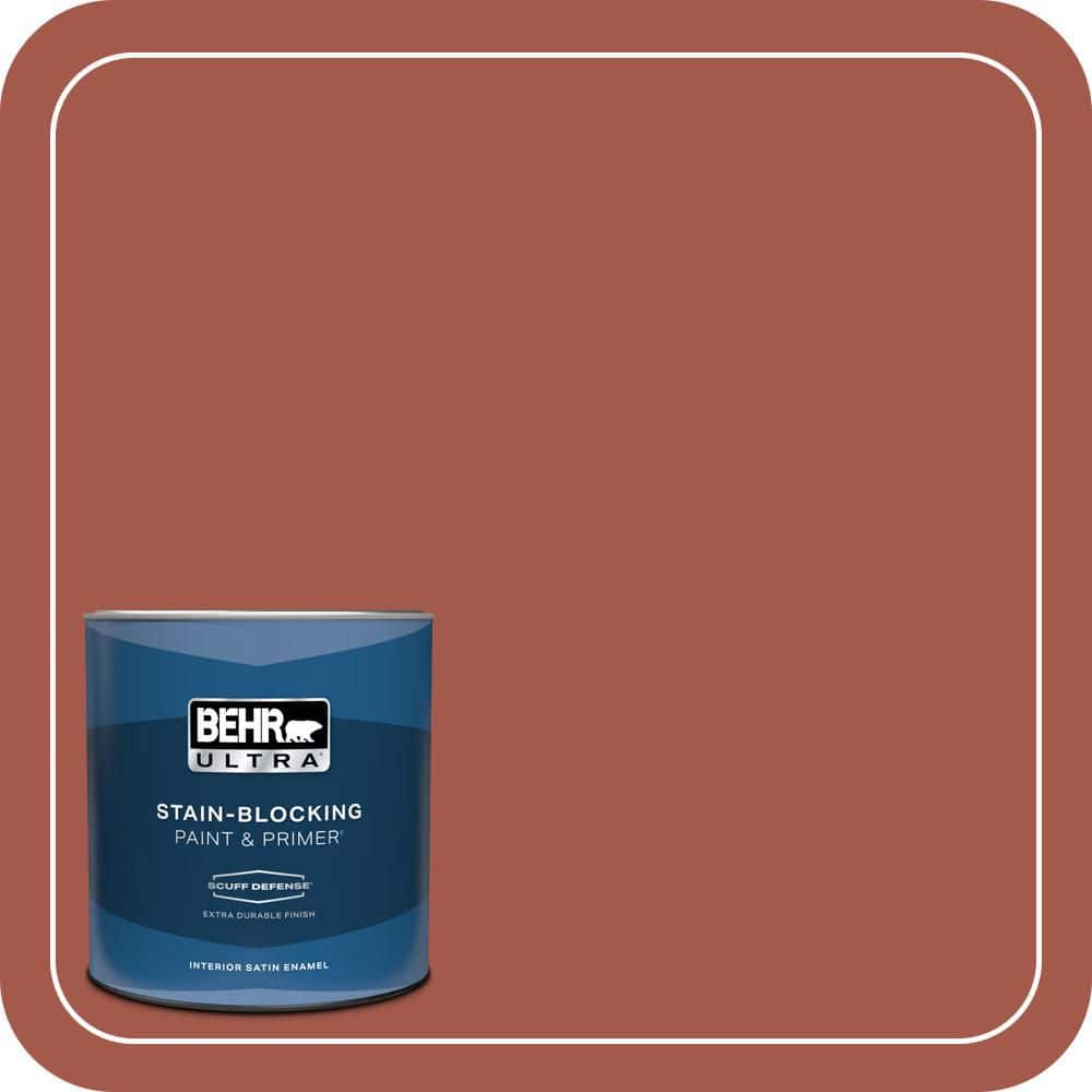 1 qt. #PPU2-15 Cajun Red Extra Durable Satin Enamel Interior Paint & Primer price history on PriceWatchPro