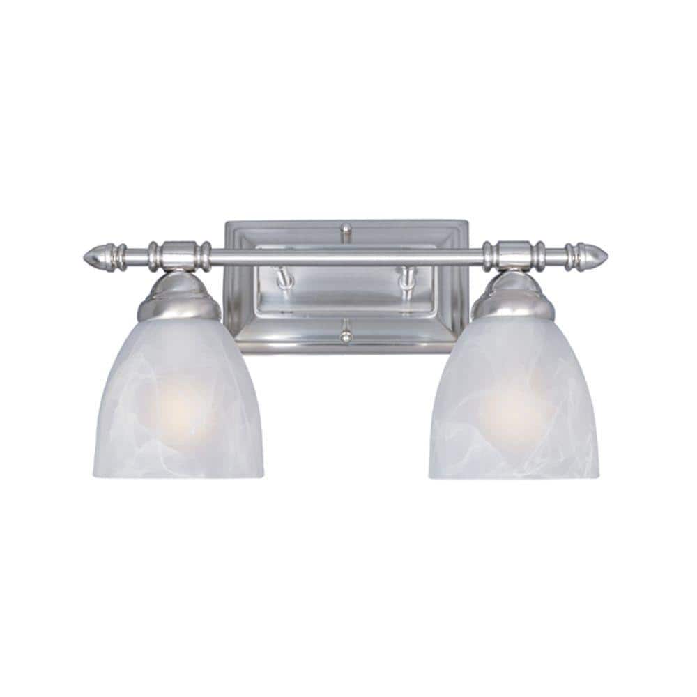 Branson Modern Wall Mounted Bath Bar in Satin Platinum