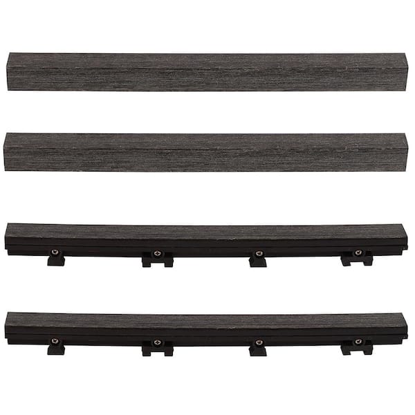 NewTechWood 1/12 ft. x 1 ft. Quick Deck Composite Deck Tile