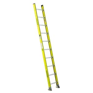 10 ft. Fiberglass Round Rung Straight Ladder with 375 lb. Load Capacity Type IAA Duty Rating