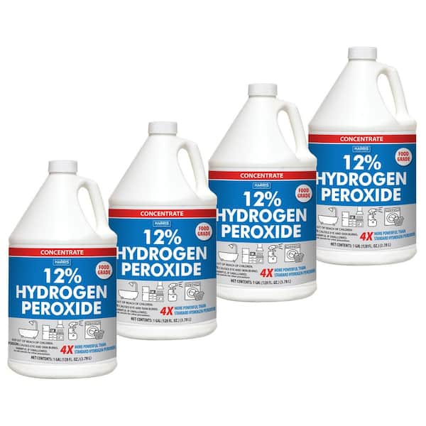 Harris 128 oz. 12% Hydrogen Peroxide All Purpose Cleaner (4-Pack)