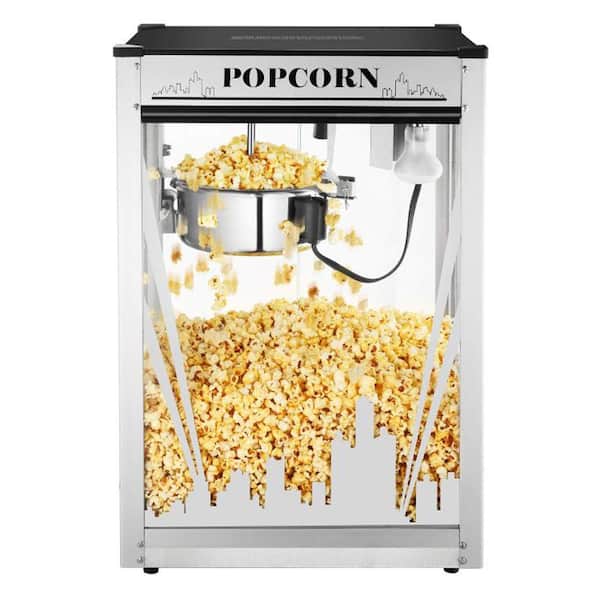 Great Northern Skyline 8 oz. Silver Countertop Popcorn Machine