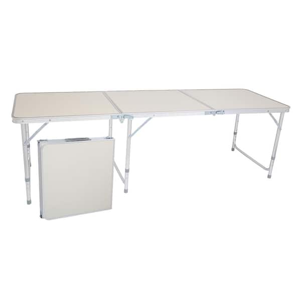 Karl home 28 in. H Rectangle Plastic Folding Portable Outdoor Picnic Table