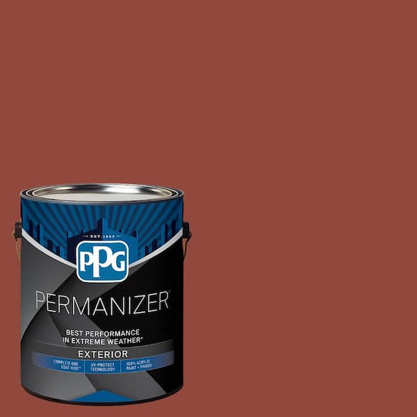 1 gal. PPG1065-7 Cedar Chest Satin Exterior Paint