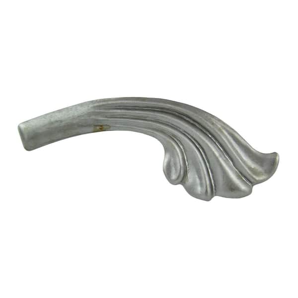 arteferro 3-11/32 in. x 1-3/16 in. .0118 Raw Metal Stamped Leaf Left Hand
