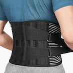 Wellco Extra Large Breathable Light Lower Back Brace Waist Trainer Belt for  Women & Men Posture Recovery & Pain Relief BRLGBBXL - The Home Depot