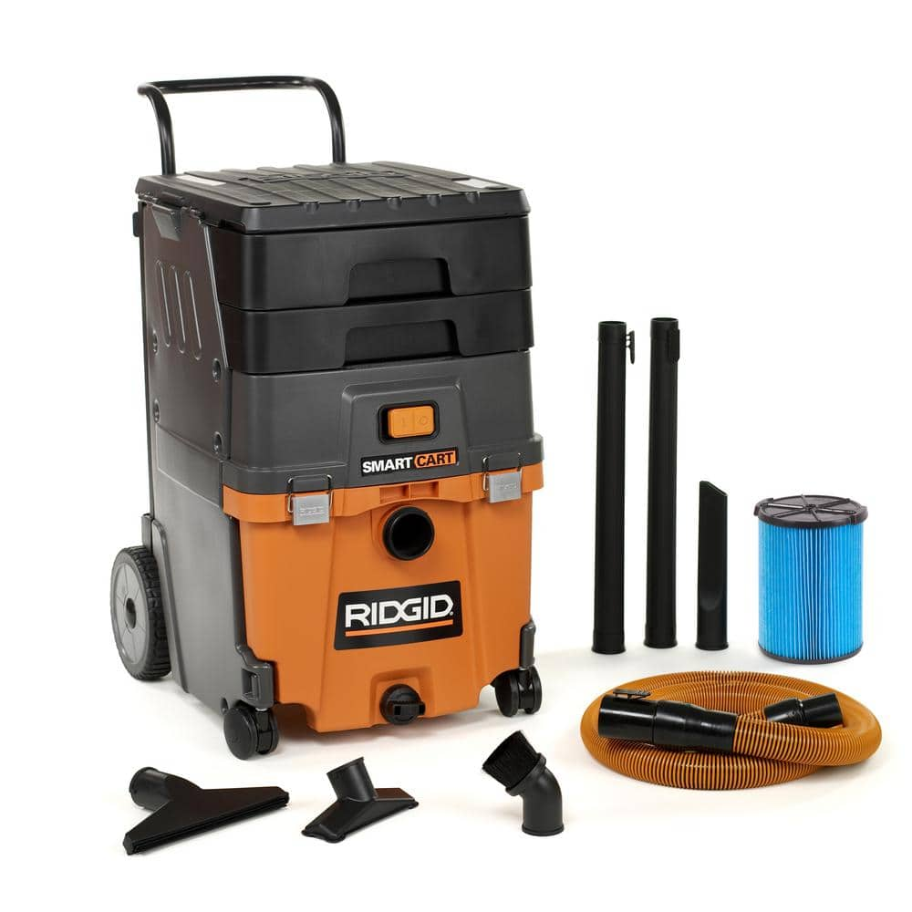 UPC 648846003221 product image for RIDGID 11 Gal. 6.5-Peak HP Smart Cart Wet/Dry Shop Vacuum with Fine Dust Filter, | upcitemdb.com