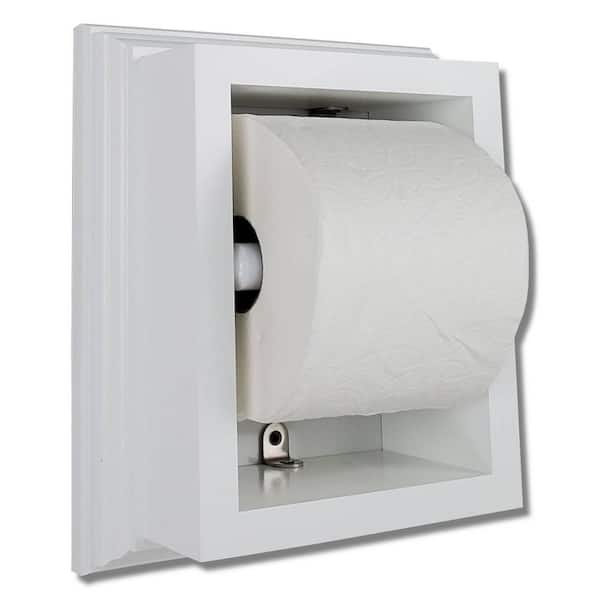 Solid Wood Tissue Holder Paper Roll Holder Wall-mounted Toilet