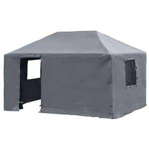 10 ft. x 14 ft. Universal Gray Winter Cover For Gazebos 135