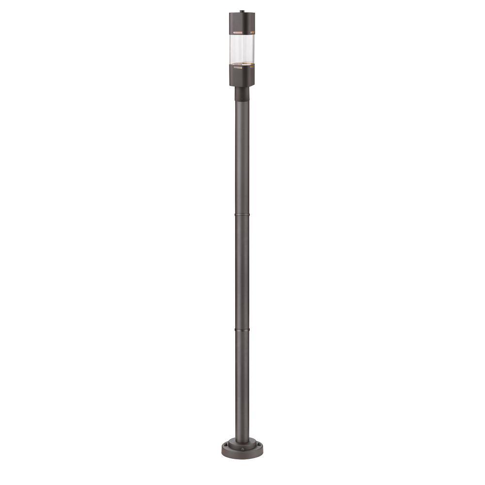 Lestat 14W 95 in. 1 Light Deep Bronze Aluminum Hardwired Outdoor Weather Re