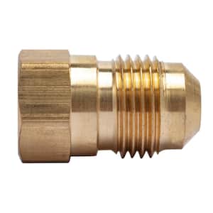 3/8 in. OD Flare x 1/4 in. FIP Brass Adapter Fitting (30-Pack)