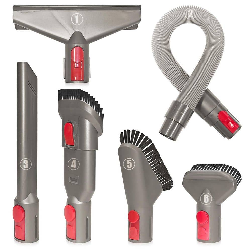 Vacuum Cleaner Attachments Kit (6-Piece Set) for Cordless Models, Furniture, Car, and Crevice Cleaning price history on PriceWatchPro