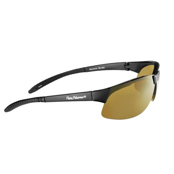 Flying Fisherman Maverick Polarized Sunglasses in Black Frame with