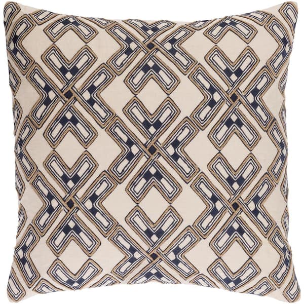 Artistic Weavers Furley Cream Graphic Polyester 22 in. x 22 in. Throw Pillow
