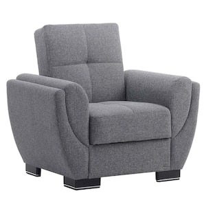 Basics Air Collection Convertible Grey Armchair with Storage