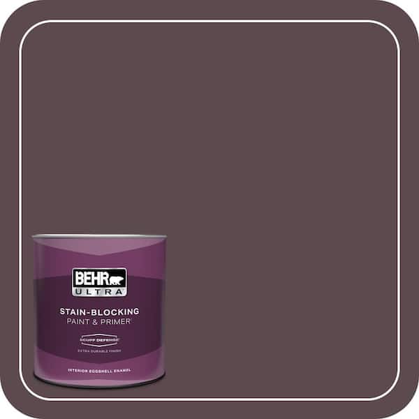 BEHR ULTRA 1 qt. #100F-7 Deep Aubergine Extra Durable Eggshell Enamel Interior Paint & Primer