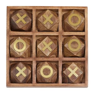 Tic Tac Toe deals Gold Board Set