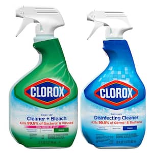 30 oz. Disinfecting Bleach Free Bathroom Cleaner and 32 oz. Clean-Up All-Purpose Cleaner with Bleach Spray Bundle