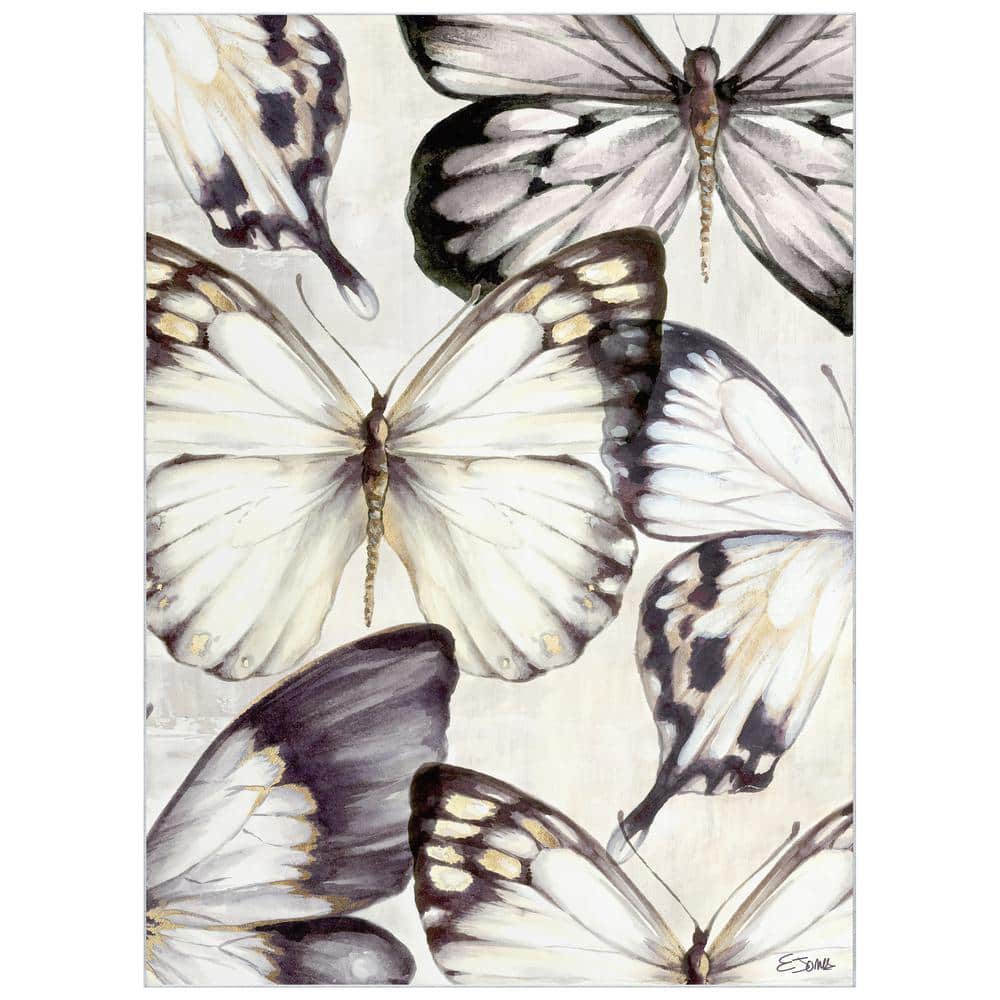 Multi-Colored 8 ft. x 10 ft. Cluster of Butterflies Washable Art Felt Area Rug price history on PriceWatchPro