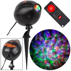 WHIRL-A-MOTION HALLOWEEN LED LIGHT PROJECTOR GREEN WITCH for sale online 