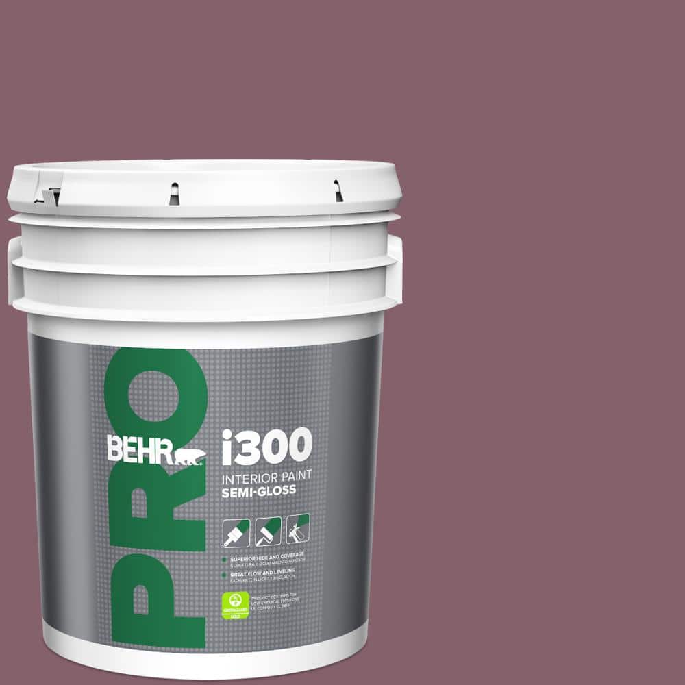 5 gal. #BIC-35 Vintage Plum Semi-Gloss Interior Paint product image for price tracking