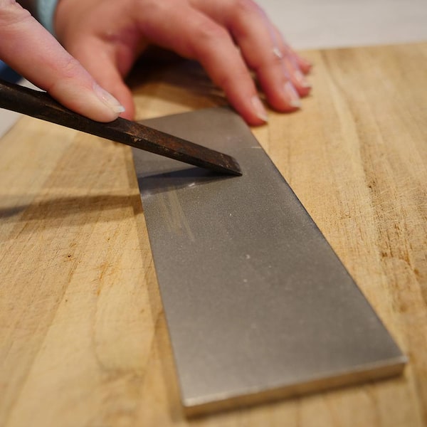  4 Sided Sharpening Stone Diamond Hone Block Kitchen