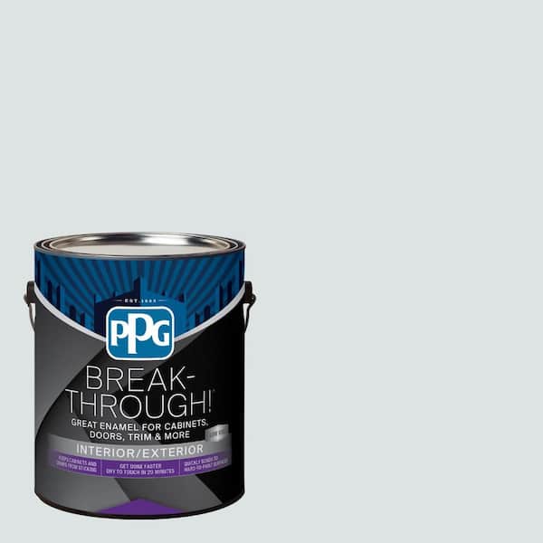 1 gal. PPG1012-2 Inverness Gray Semi-Gloss Door, Trim & Cabinet Paint
