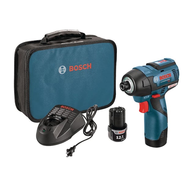 Bosch 12-Volt MAX Cordless 1/4 in. Impact Driver Kit