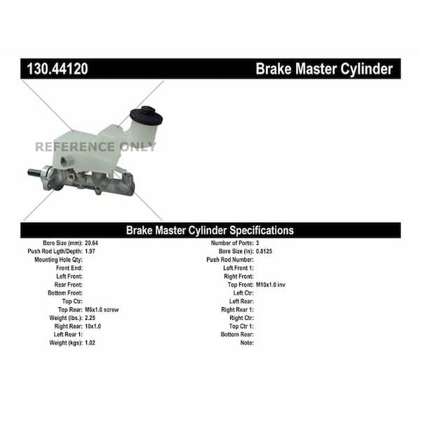 Centric Parts Brake Master Cylinder