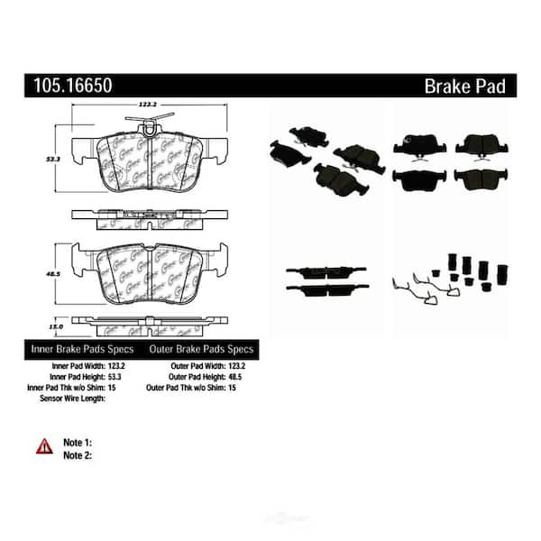 Centric Parts Disc Brake Pad Set