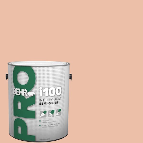 BEHR PRO 1 gal. #BIC-03 Veronese Peach Semi-Gloss Interior Paint