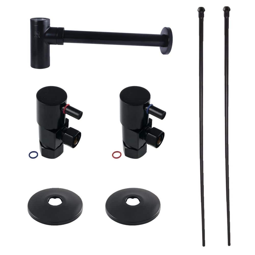 Trimscape Modern Made of Brass Plumbing Sink Trim Kit with Bottle Trap in Matte Black price history on PriceWatchPro