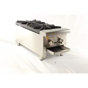 SABA 24 in. Commercial Gas Hotplate Cooktop in Stainless Steel