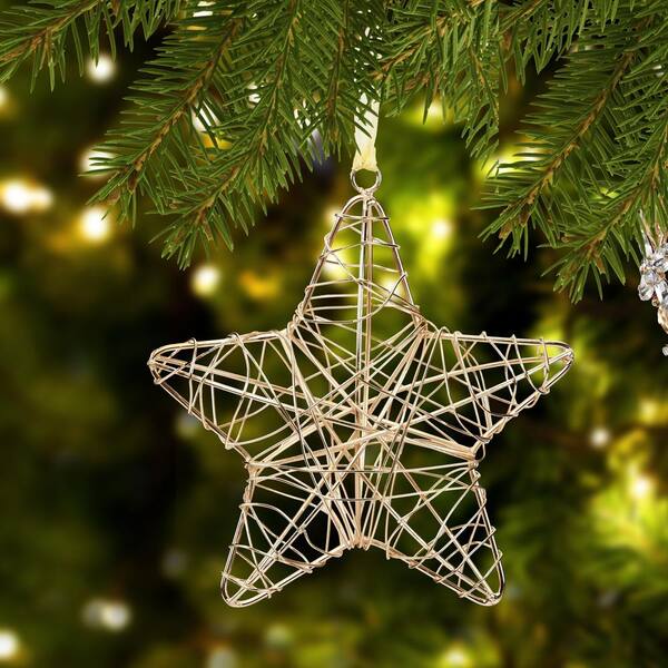 gold christmas star