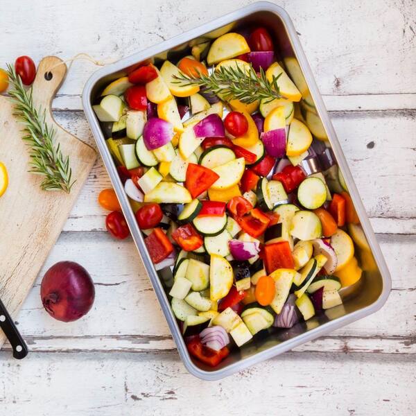 3-Piece Baking Sheet Pan Set, Commercial Quality Aluminum Cookie Sheets for Oven, Cookie Tray Pans for Baking, Roasting