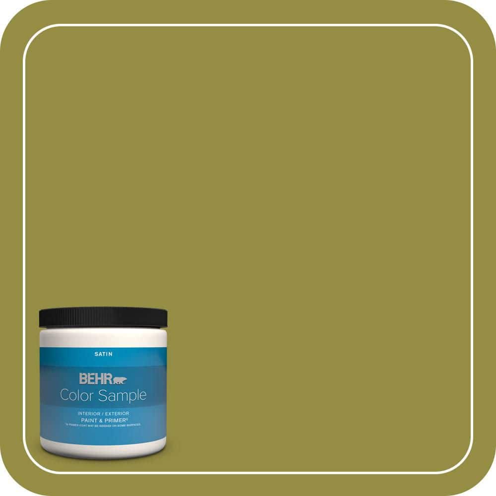 8 oz. #PPU9-03 Retro Avocado Satin Enamel Interior/Exterior Paint & Primer Color Sample price history on PriceWatchPro