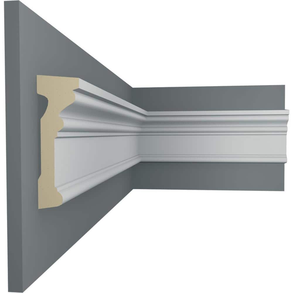 Gray Primed Polyurethane Panel Moulding Sample