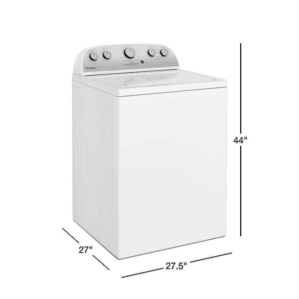 Whirlpool 3.9 cu. ft. High Efficiency White Top Load Washing Machine with  Soaking Cycles WTW4950HW - The Home Depot