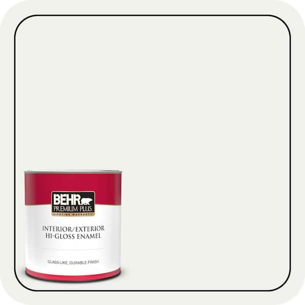 BEHR PREMIUM PLUS 1 qt. #610E-1 Windmill Wings Hi-Gloss Enamel Interior/Exterior Paint & Primer
