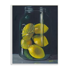 12 in. x 18 in. "Lemon Fruit Still Life Painting" by Marnie Bourque Wood Wall Art