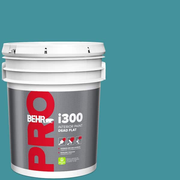 5 gal. #520D-6 Lagoon Dead Flat Interior Paint