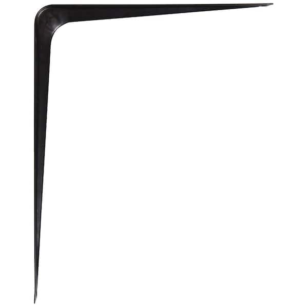 NEW Black Decorative 8” x 10” Steel Shelf Brackets 1/2/4/6/8/12 Metal Fixed Lot 