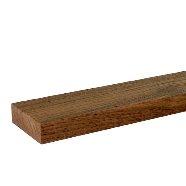 Builders Choice 1 in. x 3 in. x 6 ft. S4S Walnut Board