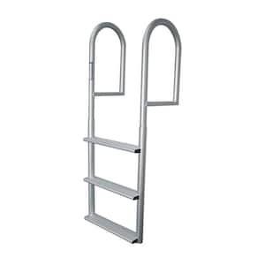 3 Step Wide Rung Aluminum Dock Ladder