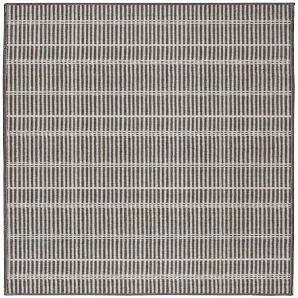 Samson Machine Washable Oak 4 ft. x 6 ft. Indoor Area Rug