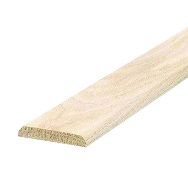 Flat Top 2.5 in. x 92 in. Unfinished Hardwood Threshold