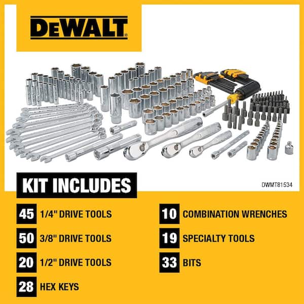 DEWALT Mechanics Tool Set (205-Piece) DWMT81534 - The Home Depot