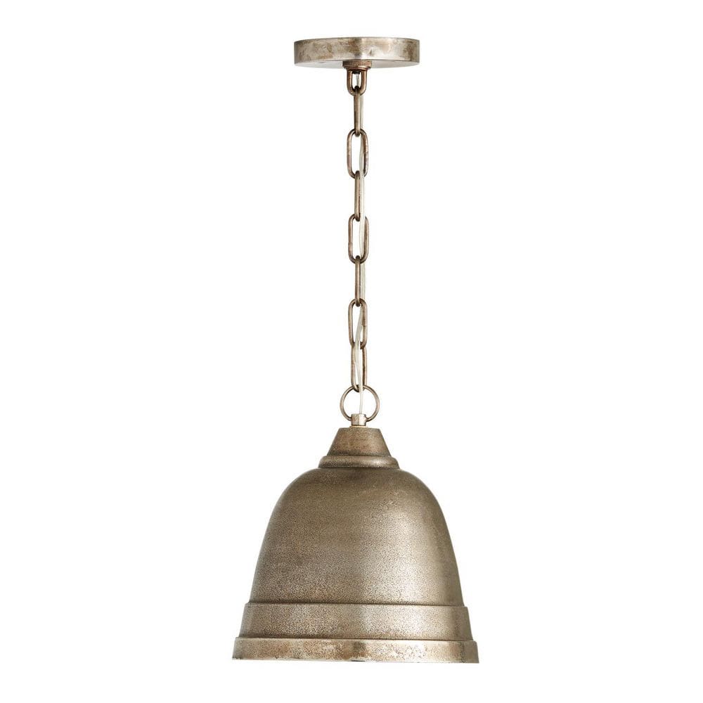 Sedona 100-Watt 1-Light Oxidized Nickel Sand-Cast Small Dome Pendant and No Bulbs Included price history on PriceWatchPro