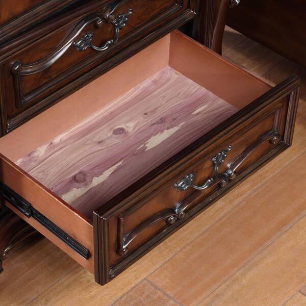 Furniture of America Merchiz 3-Piece Brown Wood Frame King