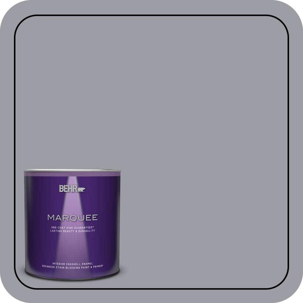1 qt. #BNC-09 Heather Gray Eggshell Enamel Interior Paint & Primer price history on PriceWatchPro